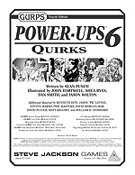 GURPS Power-Ups 6: Quirks – Cover