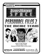 Transhuman Space: Personnel Files 2 – The Meme Team – Cover