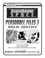 Transhuman Space: Personnel Files 3 – Wild Justice – Cover