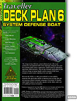 Traveller Deck Plan 6: Dragon-Class System Defense Boat – Cover