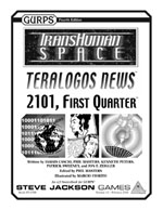 Transhuman Space: Teralogos News – 2101, First Quarter – Cover